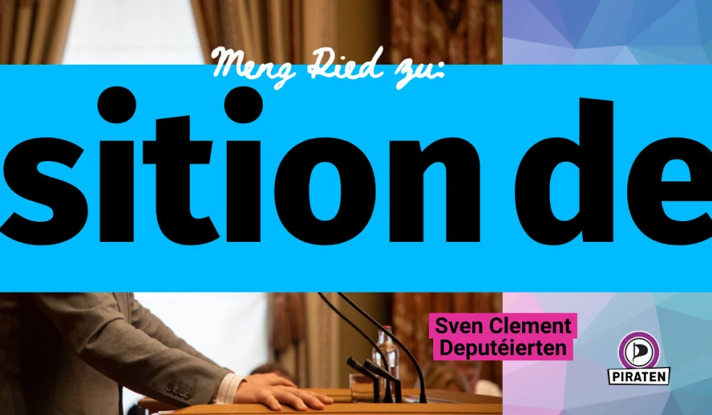 Header for 6. Dépôt d’une proposition de loi par M. Sven Clement